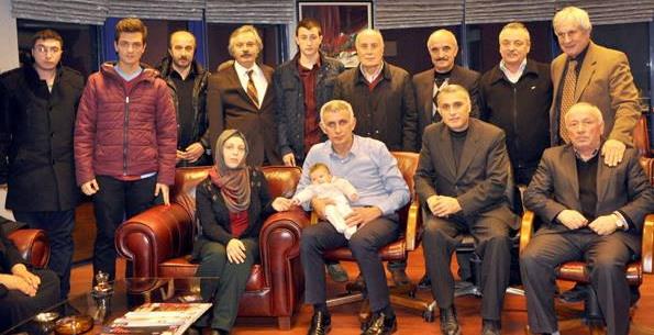 Şehit Polisin Ailesi TRabzonspor'u Ziyaret Etti