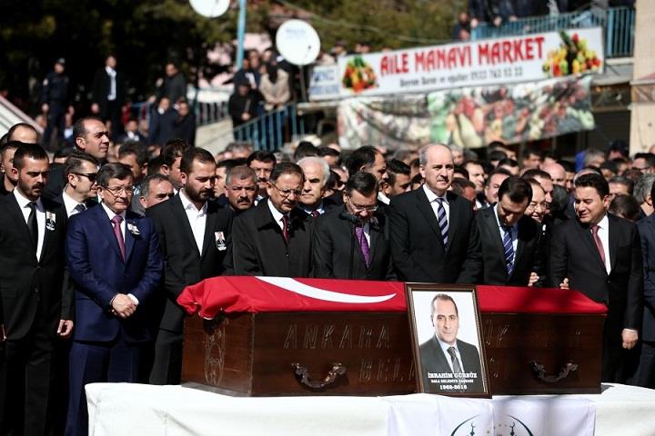 Halil İbrahim Gürbüz’ün Cenaze Törenine Katıldı