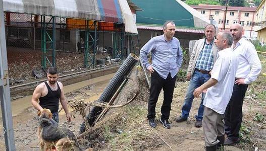 Zonguldak TSO, selde zarar gören esnafı ziyaret etti